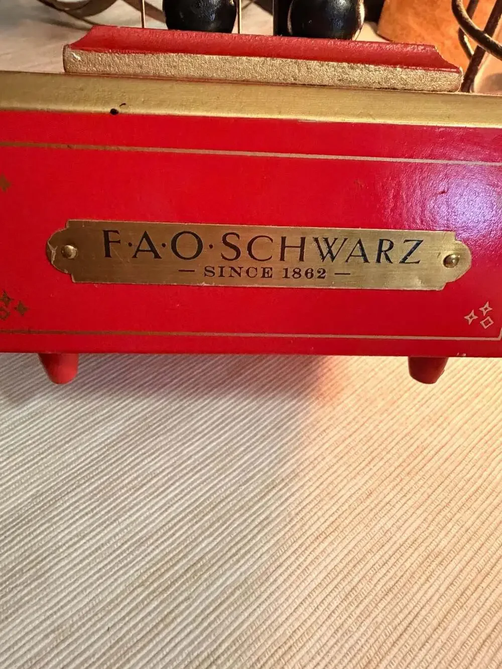 FAO Schwarz Musical Drummer Nutcracker Figurine